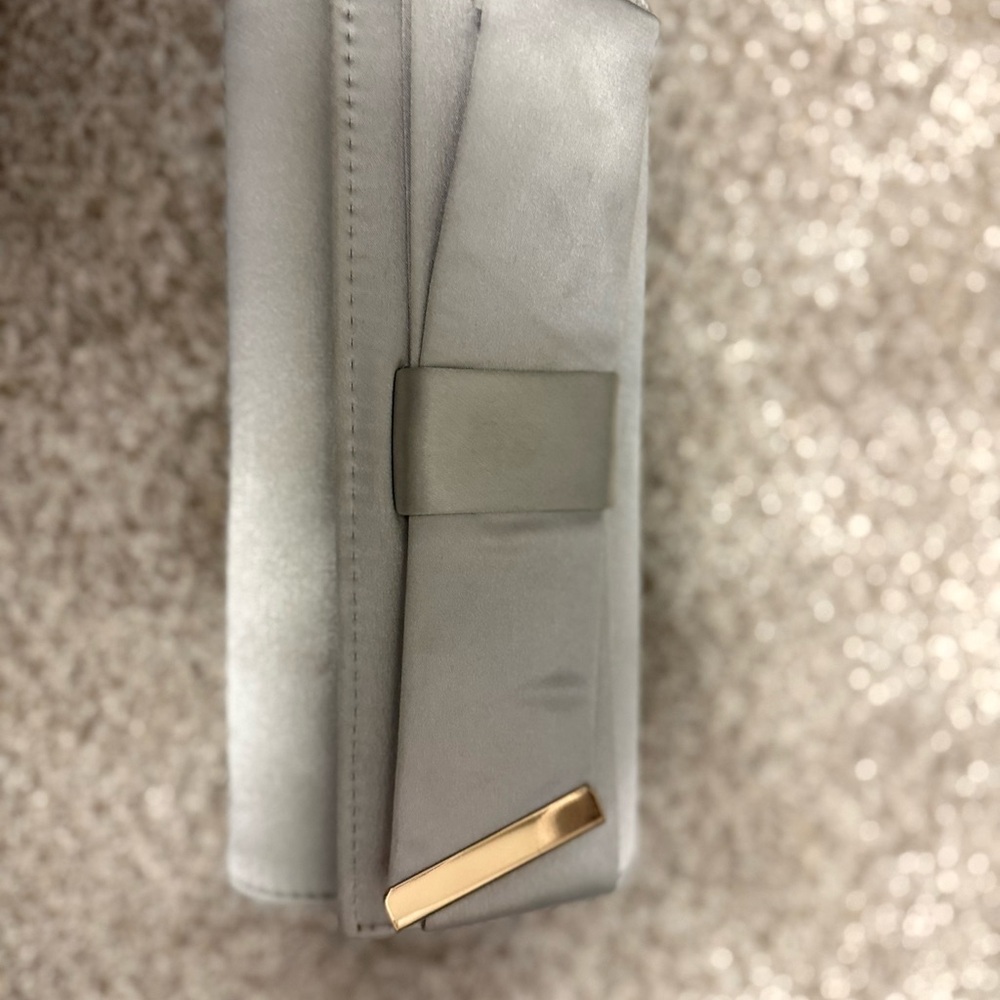 Elegant Gray Clutch Bag